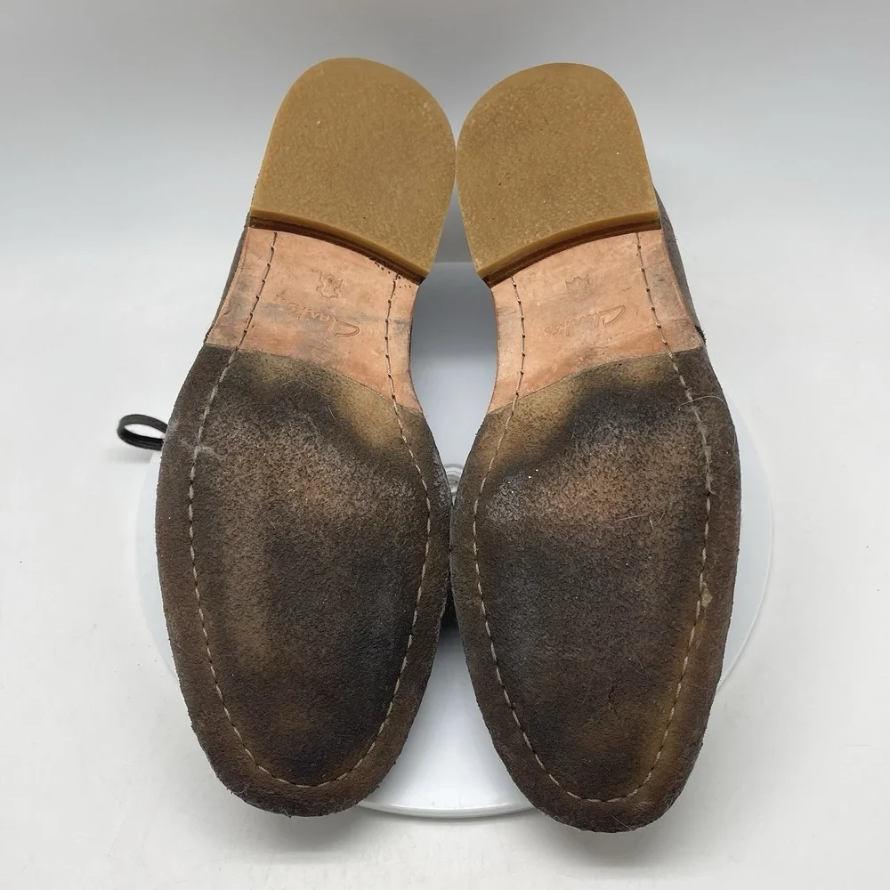 Clarks‎ Clarkdale Boots Mens 11 M Brown Casual Chukka Preppy Ankle Shoes 21621